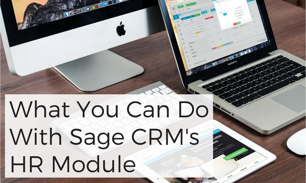 Sage CRM's HR Module